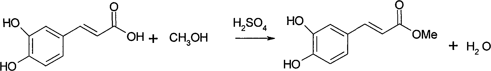 New purpose of caffeic acid and derivatives thereof