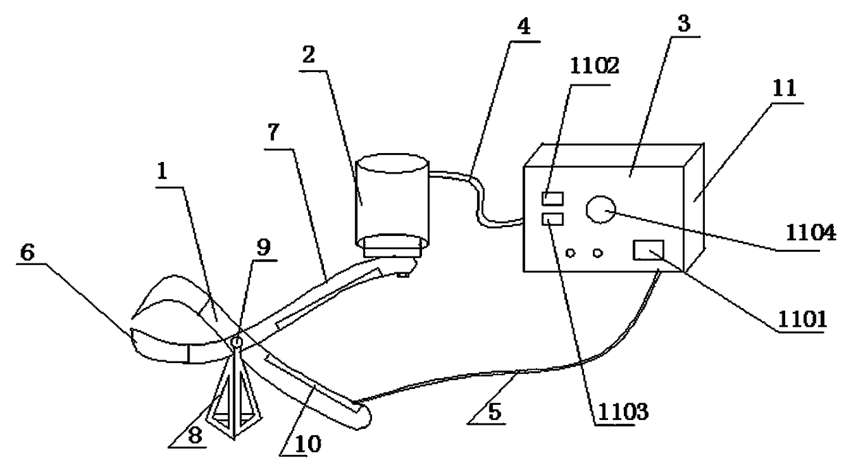 Hydraulic force-controllable and angle-adjustable tooth extraction device