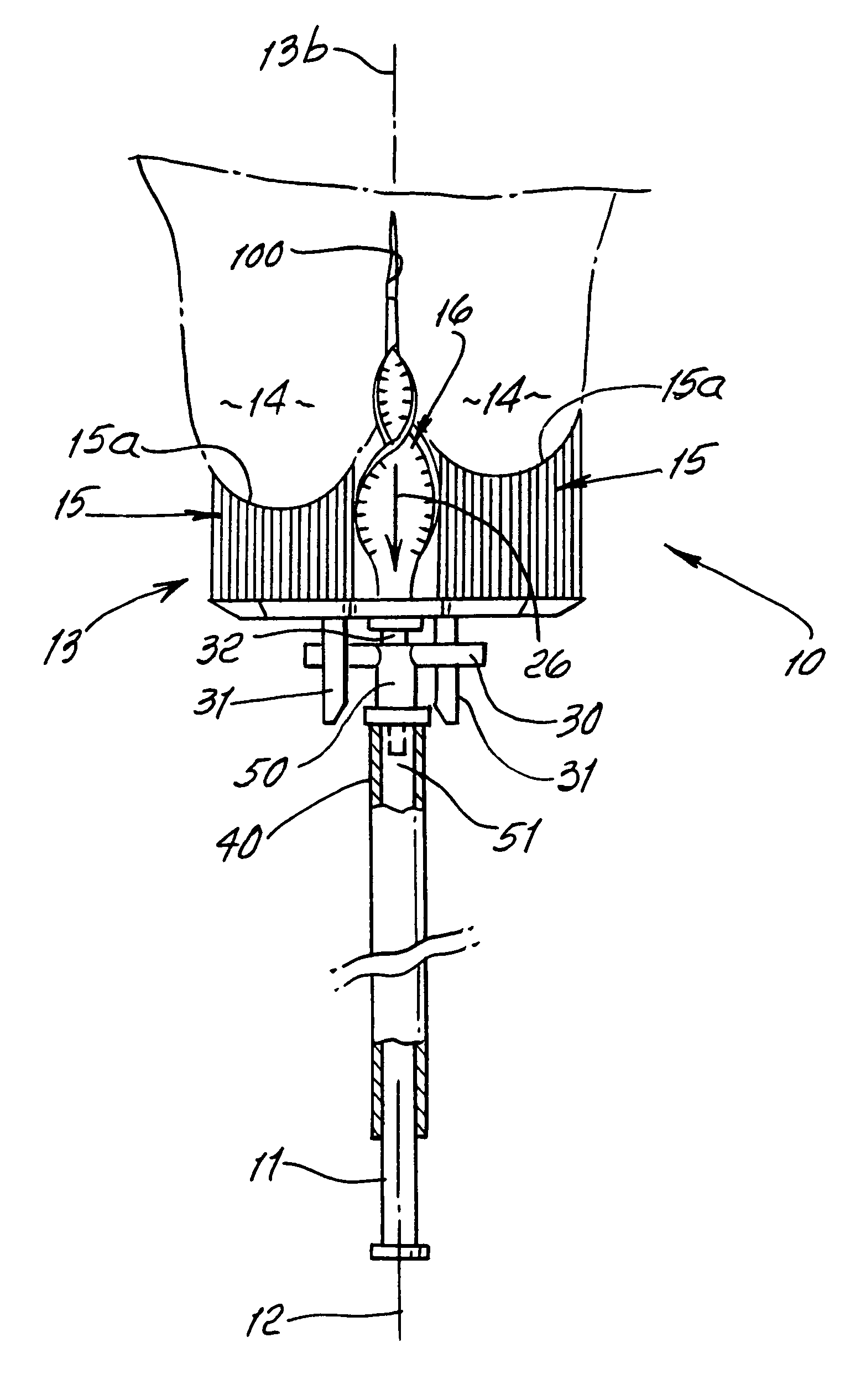 Rotary device to gather mucous for testing