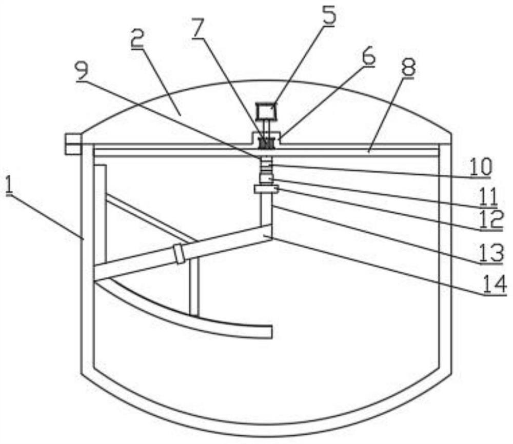 Low-noise air fryer cleaning device capable of automatically overturning food