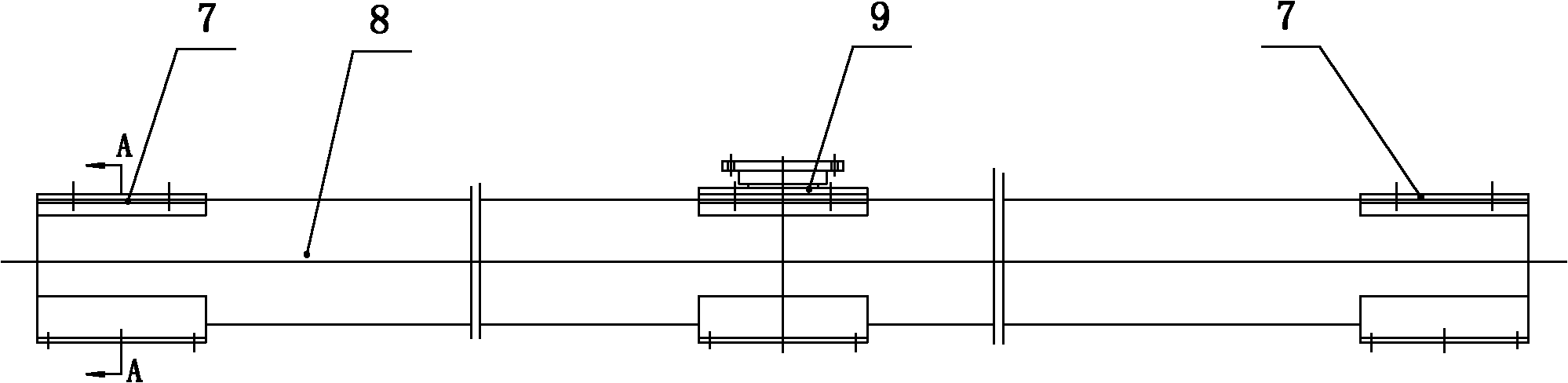 1100kV ultra-high voltage isolating switch for opening and closing switching current of high-parameter bus