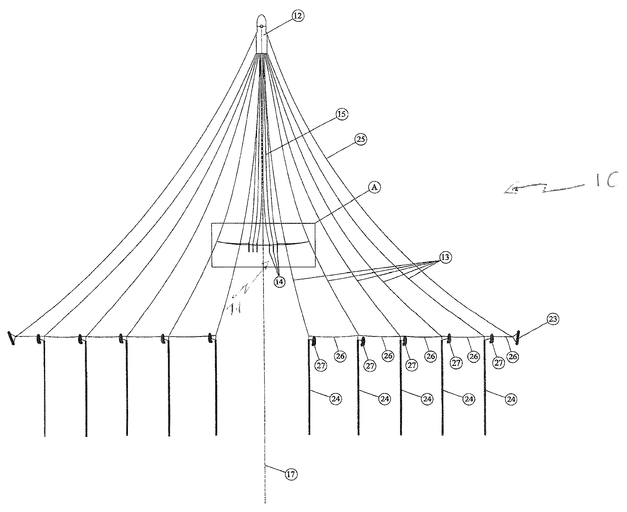 Marine seismic survey system and method for active steering of source arrays in such a system