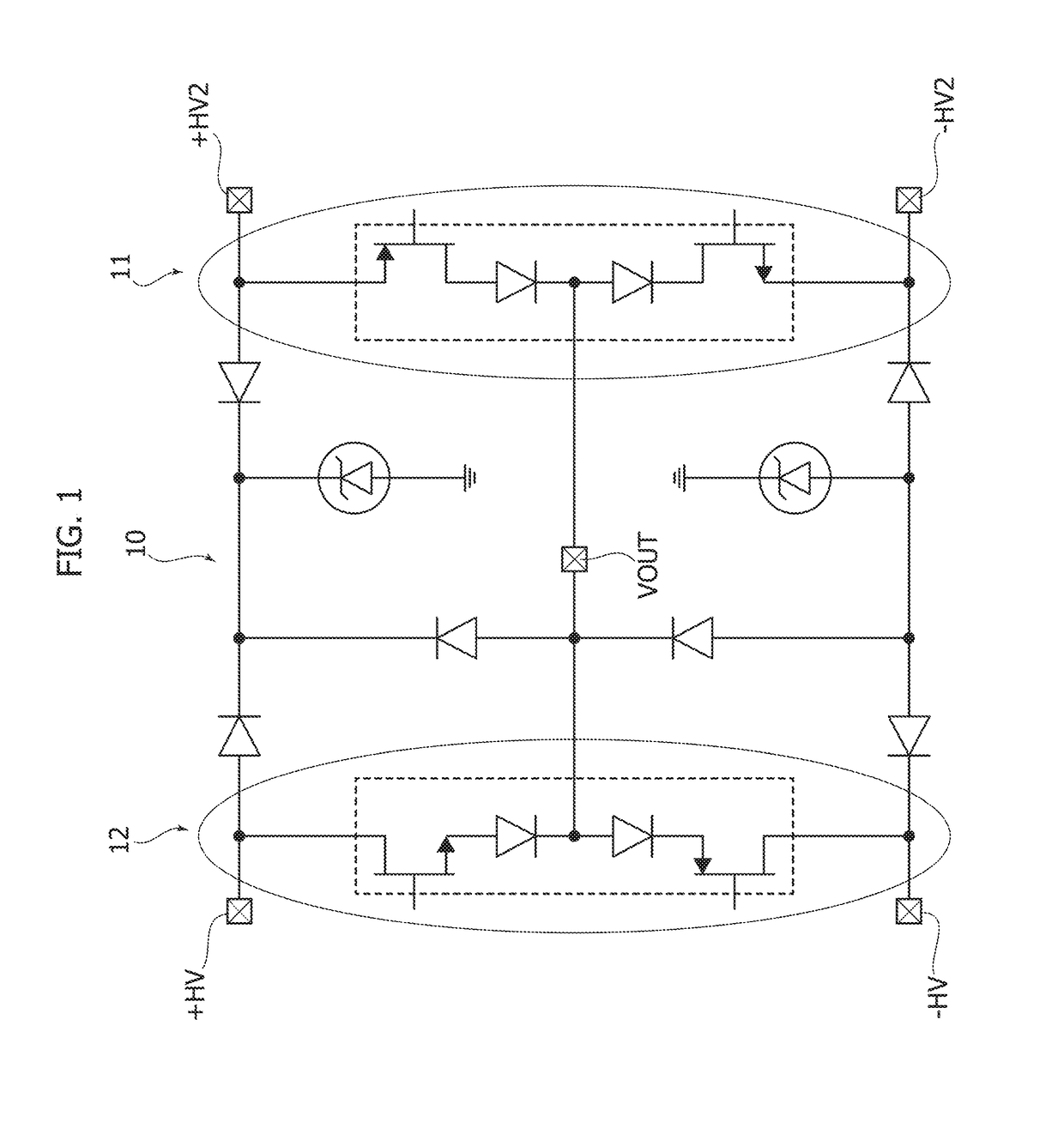 Driver circuit, corresponding ultrasound apparatus and method