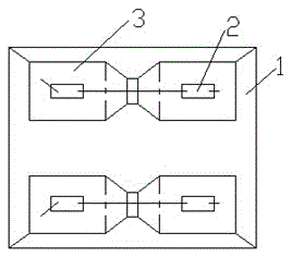 Efficient chip LED packaging structure