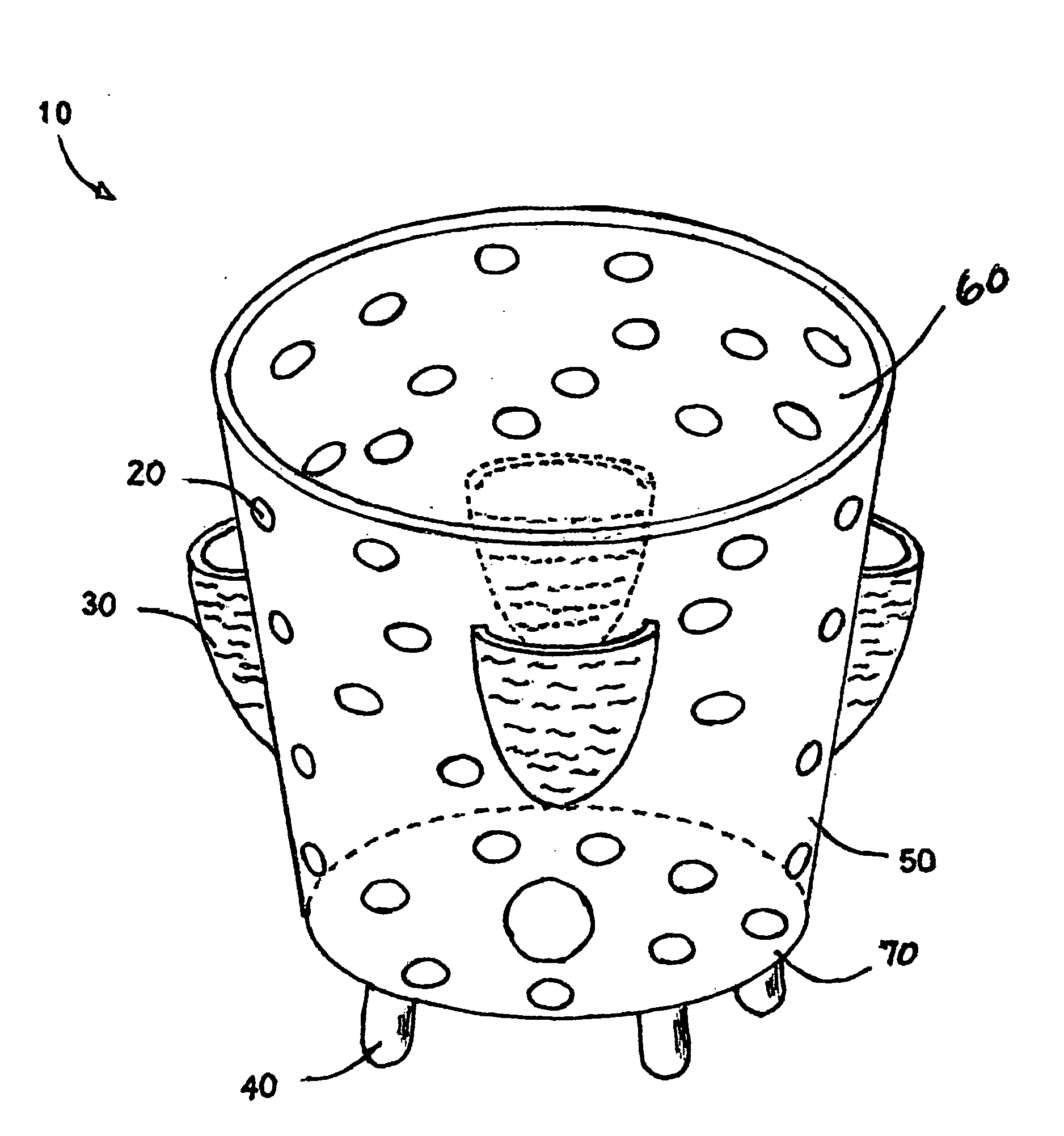 Aerial plant planter