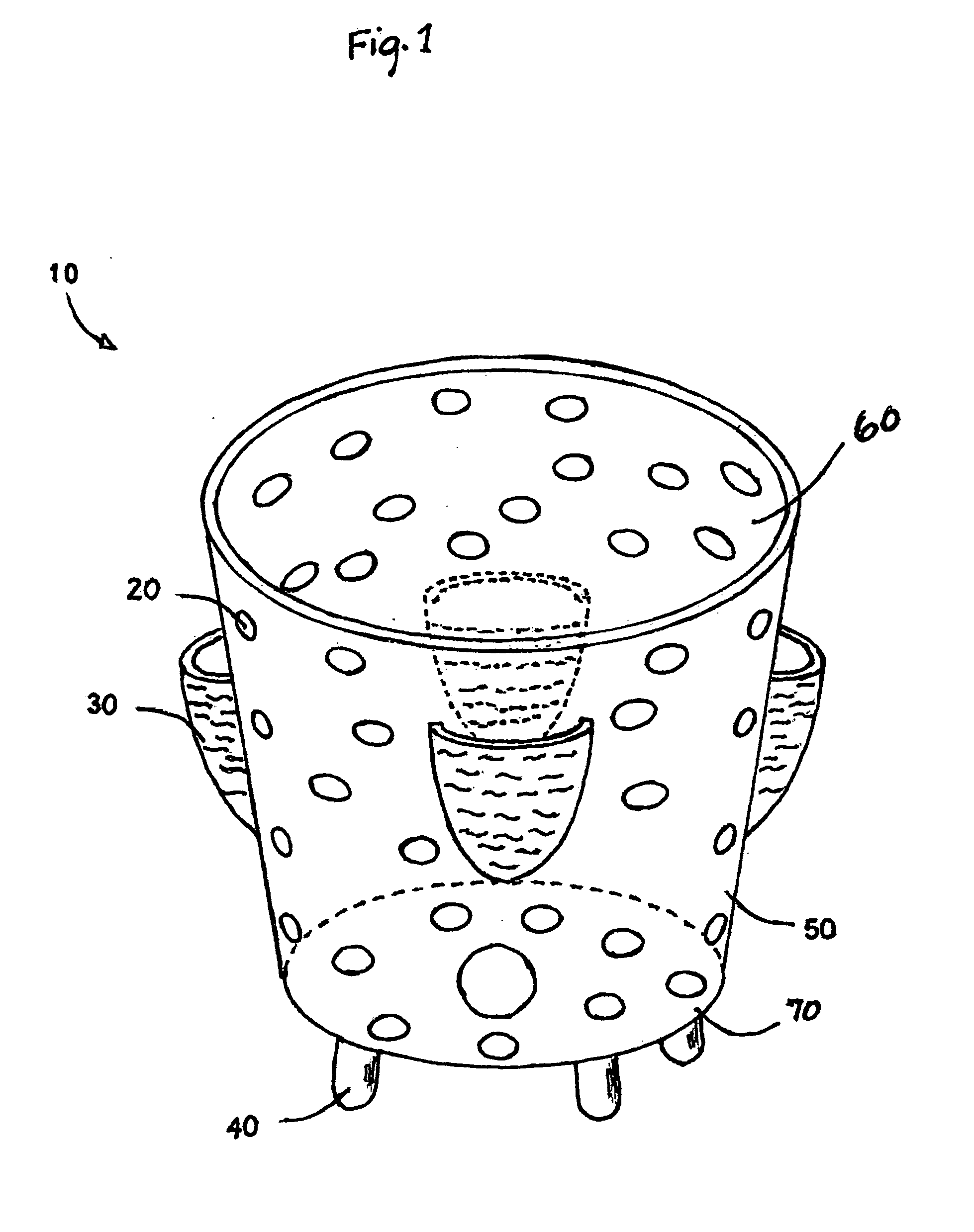 Aerial plant planter