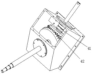 A fault simulation experiment device for helicopter tail drive system