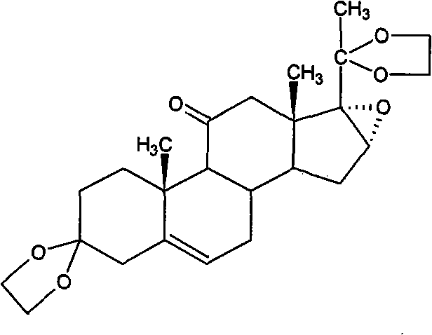 Method for preparing betamethasone ketal by homogeneous reaction at normal temperature