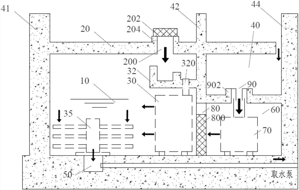 Refueling water tank inside containment of nuclear power plant