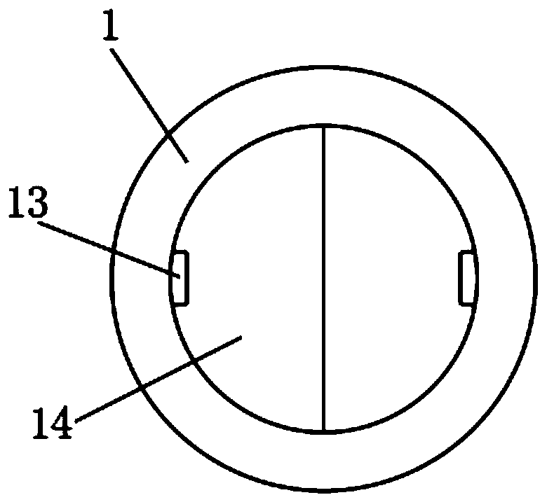 Dust falling device for architectural engineering