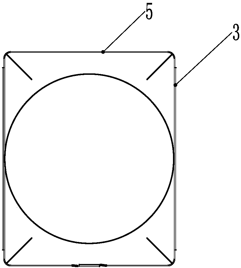 Wind fire-extinguishing machine air duct