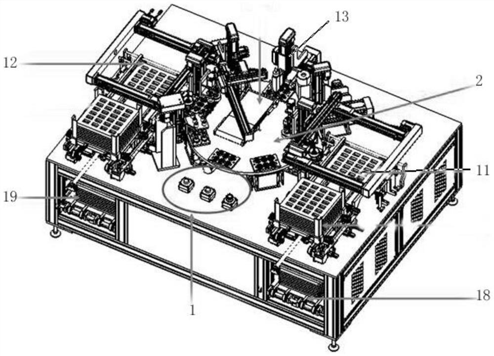 Fully-automatic watch cover fitting and pressing equipment