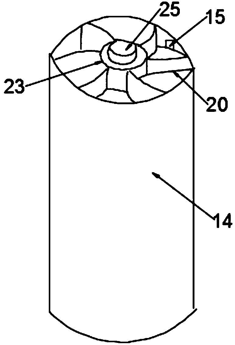 Movable construction waste crushing device