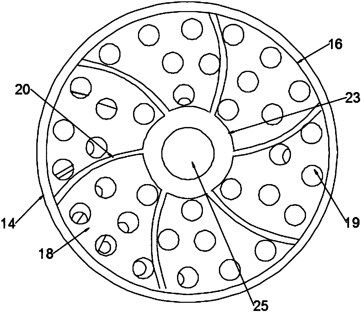 Movable construction waste crushing device