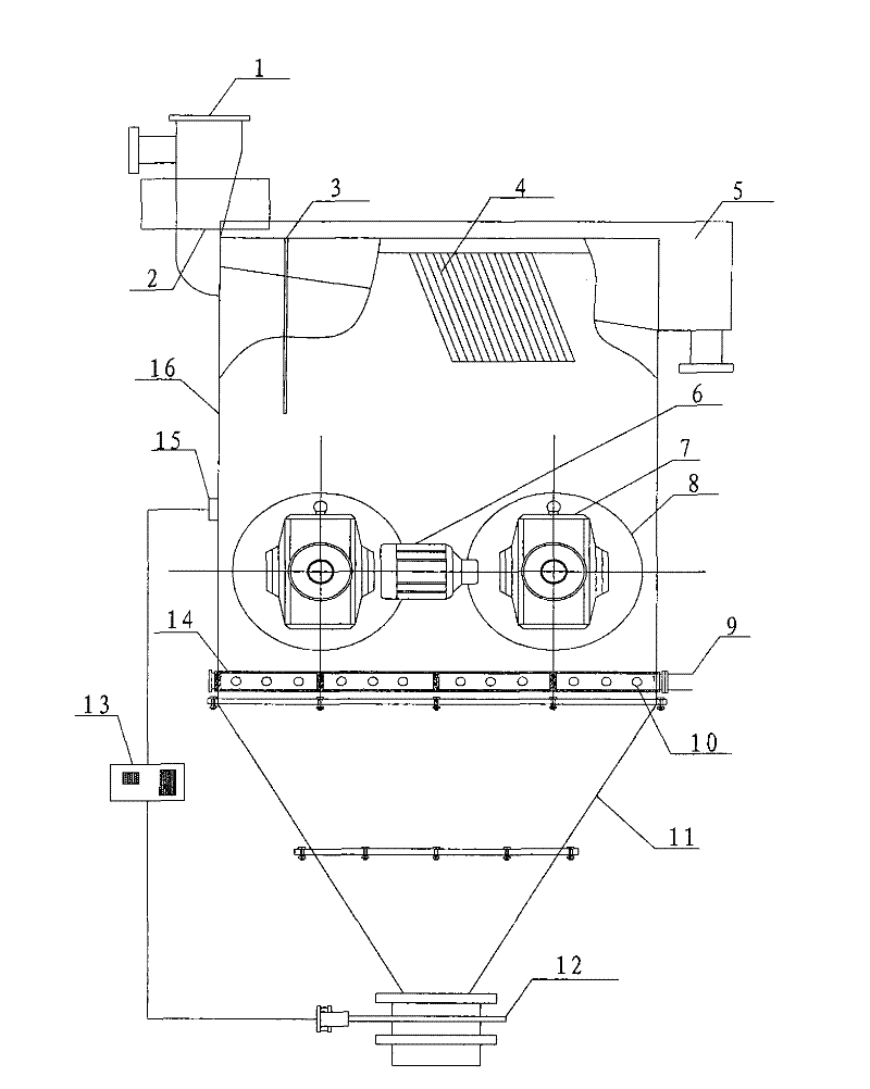 Hindered bed separator