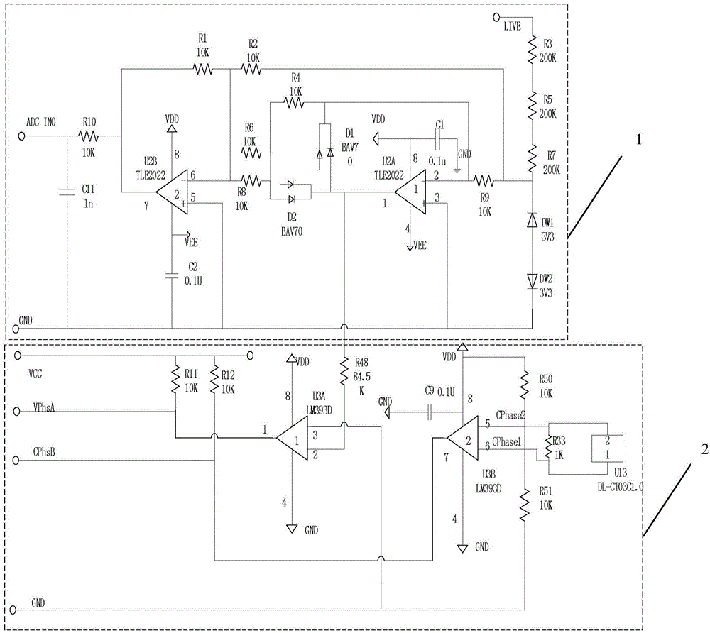 Electric-dazzling prevention device and method of bidirectional zero-clearance conversion current based on self-adaption