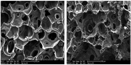 Process for transforming geniposide under enzymatic action of polyurethane foam immobilized cellulase