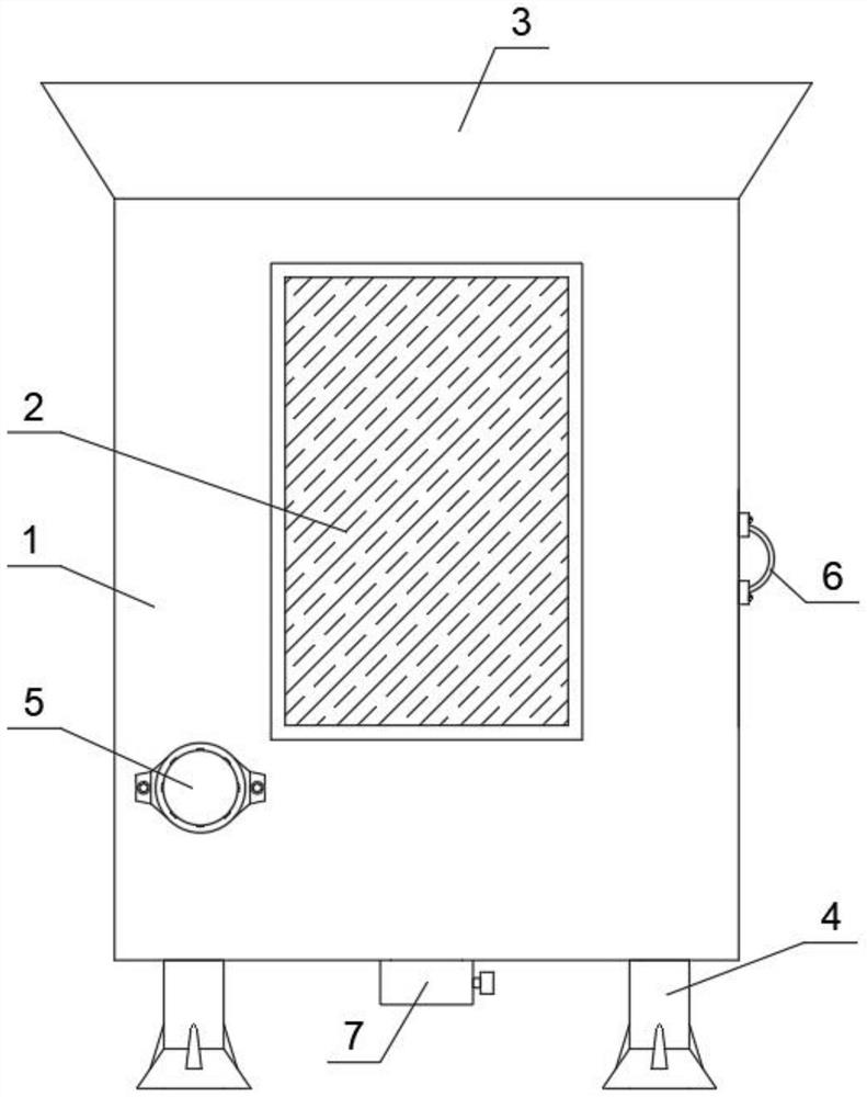 Automatic screening device for mullite