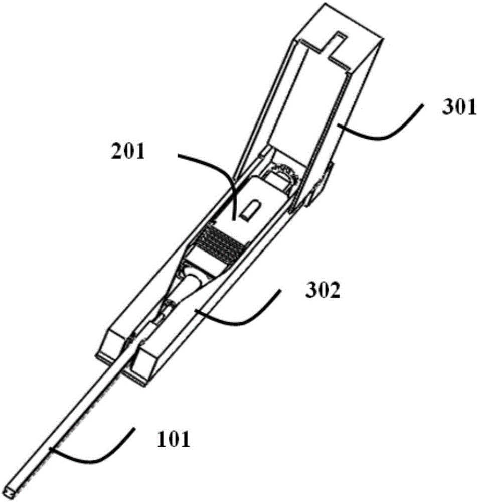 Prefabricated formed butterfly introduction optical cable, manufacture method thereof and wiring method thereof