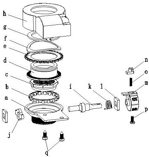 Faucet lock capable of achieving bicycle faucet direction positioning