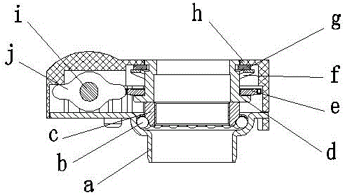 Faucet lock capable of achieving bicycle faucet direction positioning