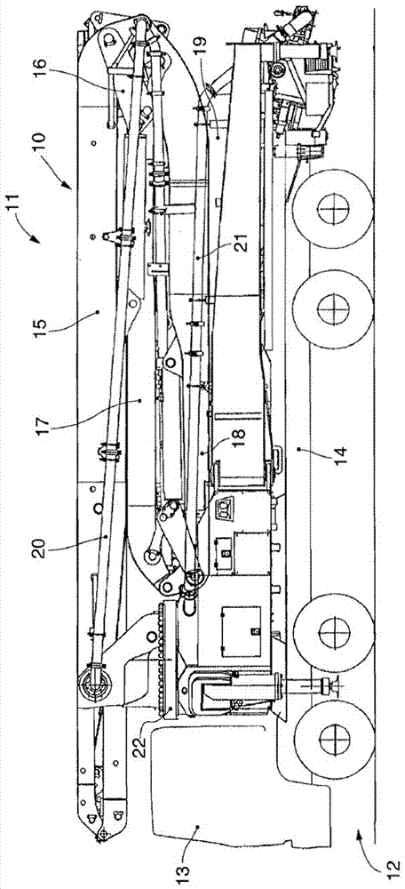 Apparatus and corresponding method to control the vibrations of an articulated arm