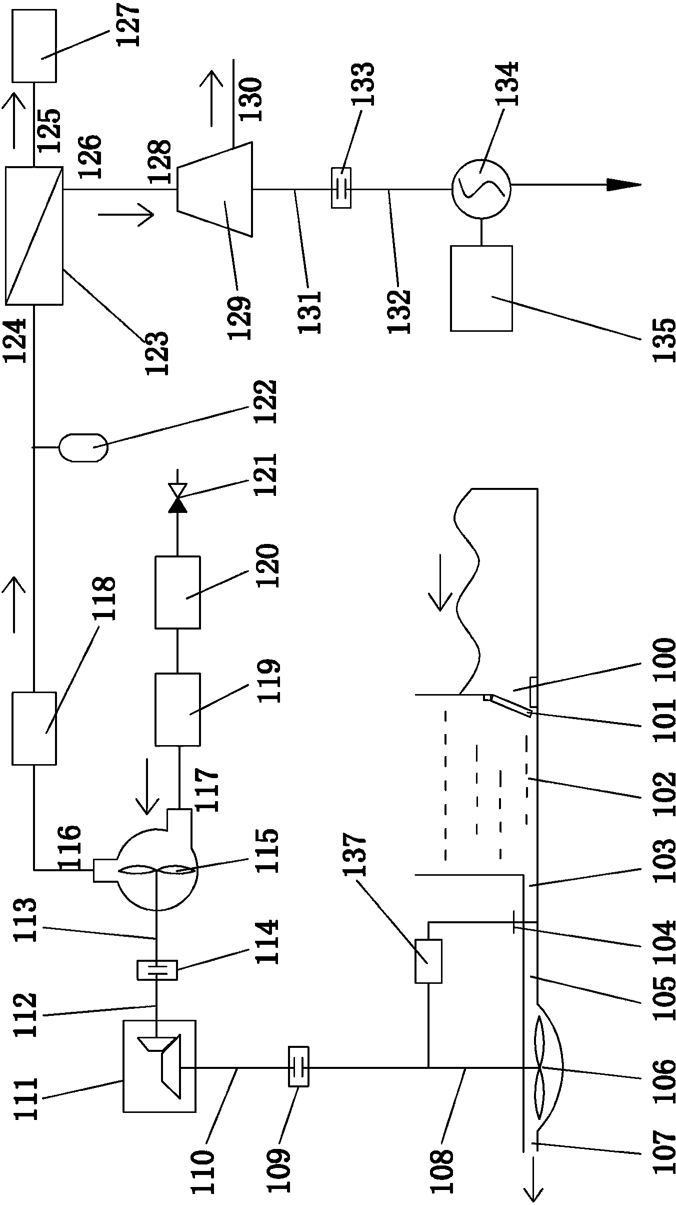 Bidirectional-drive sea water desalination and power generation device by utilizing tidal energy