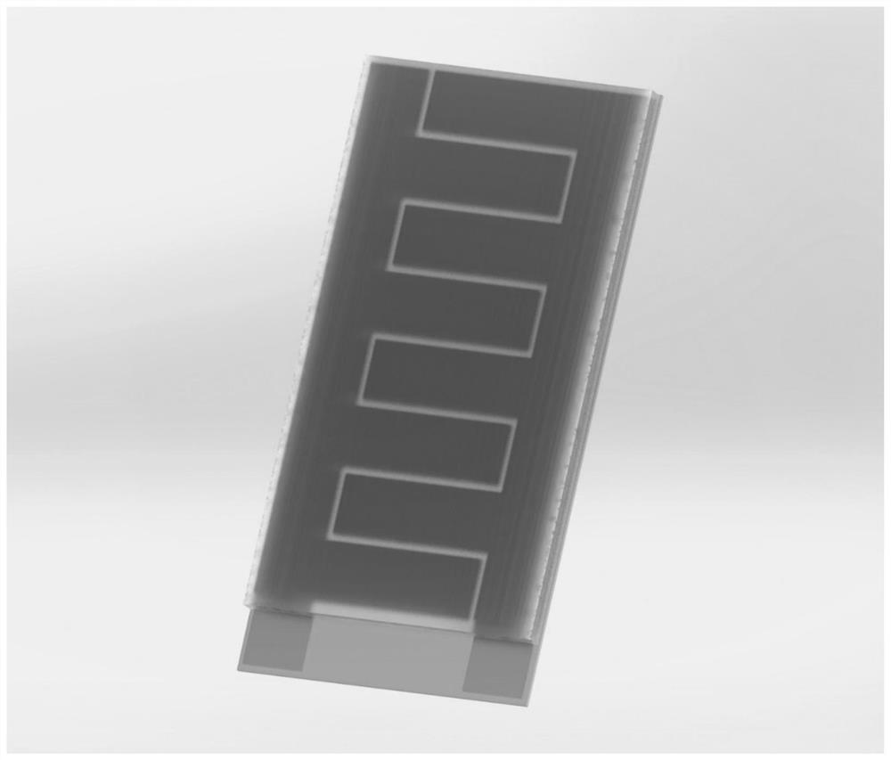 A kind of preparation method of planar comb type supercapacitor