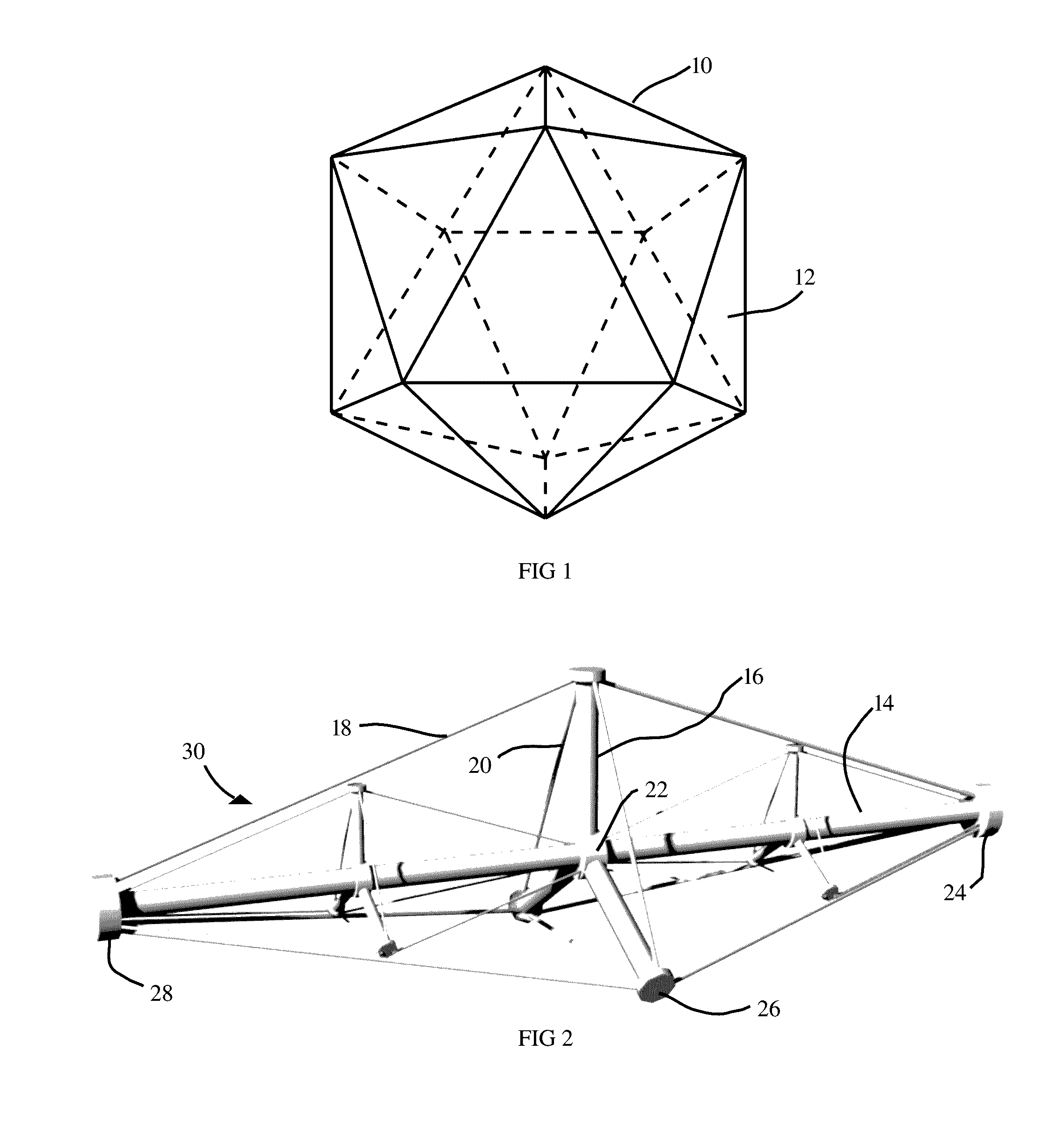 Lighter-Than-Air Fractal Tensegrity Structures