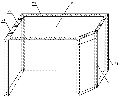 Shared fitness bin with elastic side wall