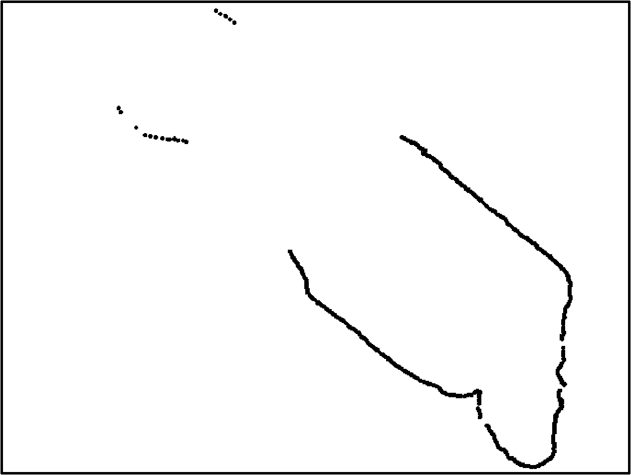 Method for filtering ineffective drift signal of global positioning system (GPS) equipment