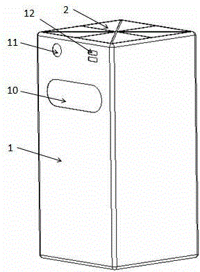 Compression garbage can