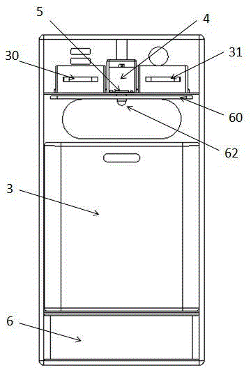 Compression garbage can