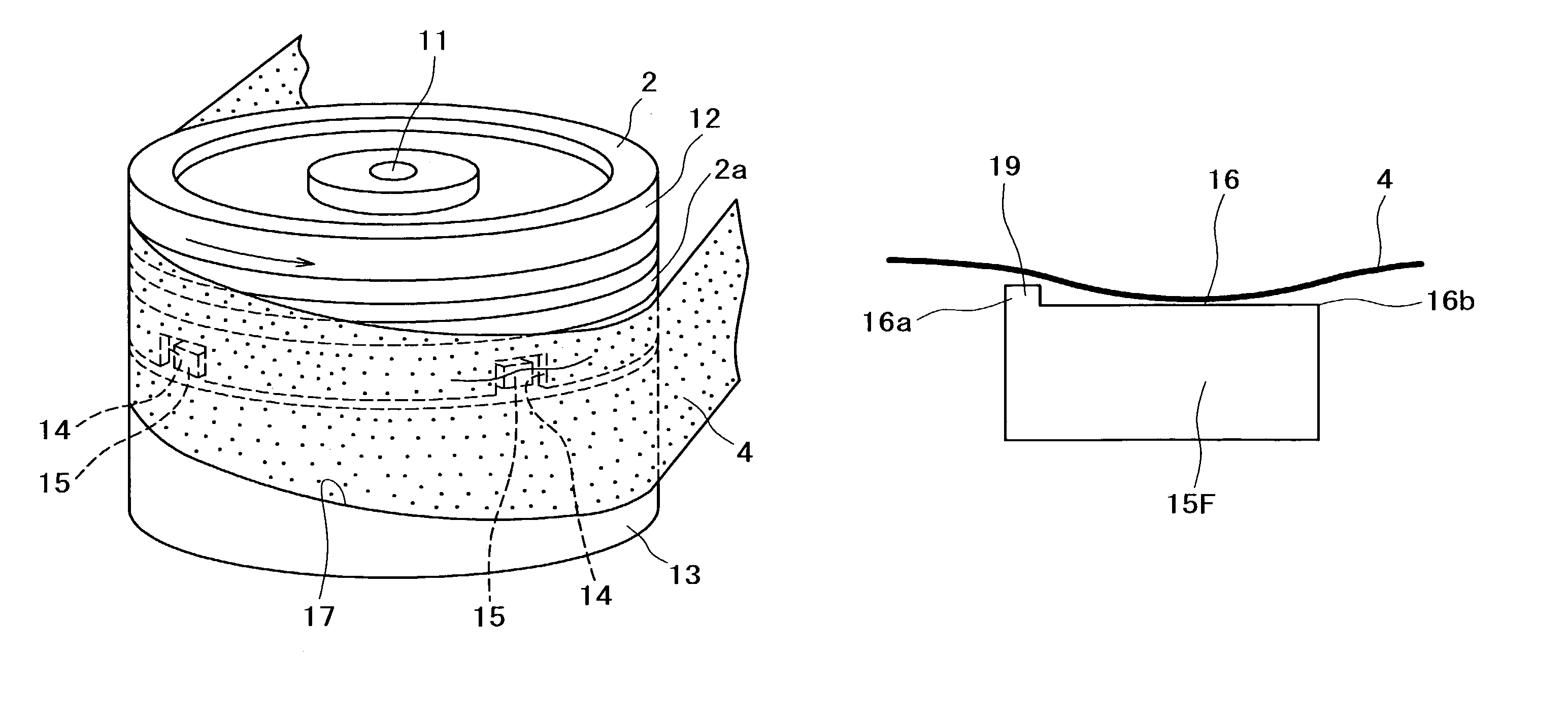 Negative pressure type rotary head drum unit and magnetic tape drive using the same