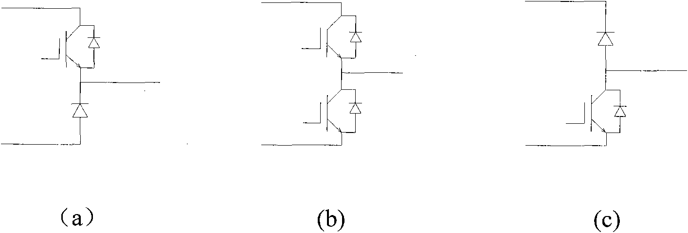 Diode clamping three-level frequency converter