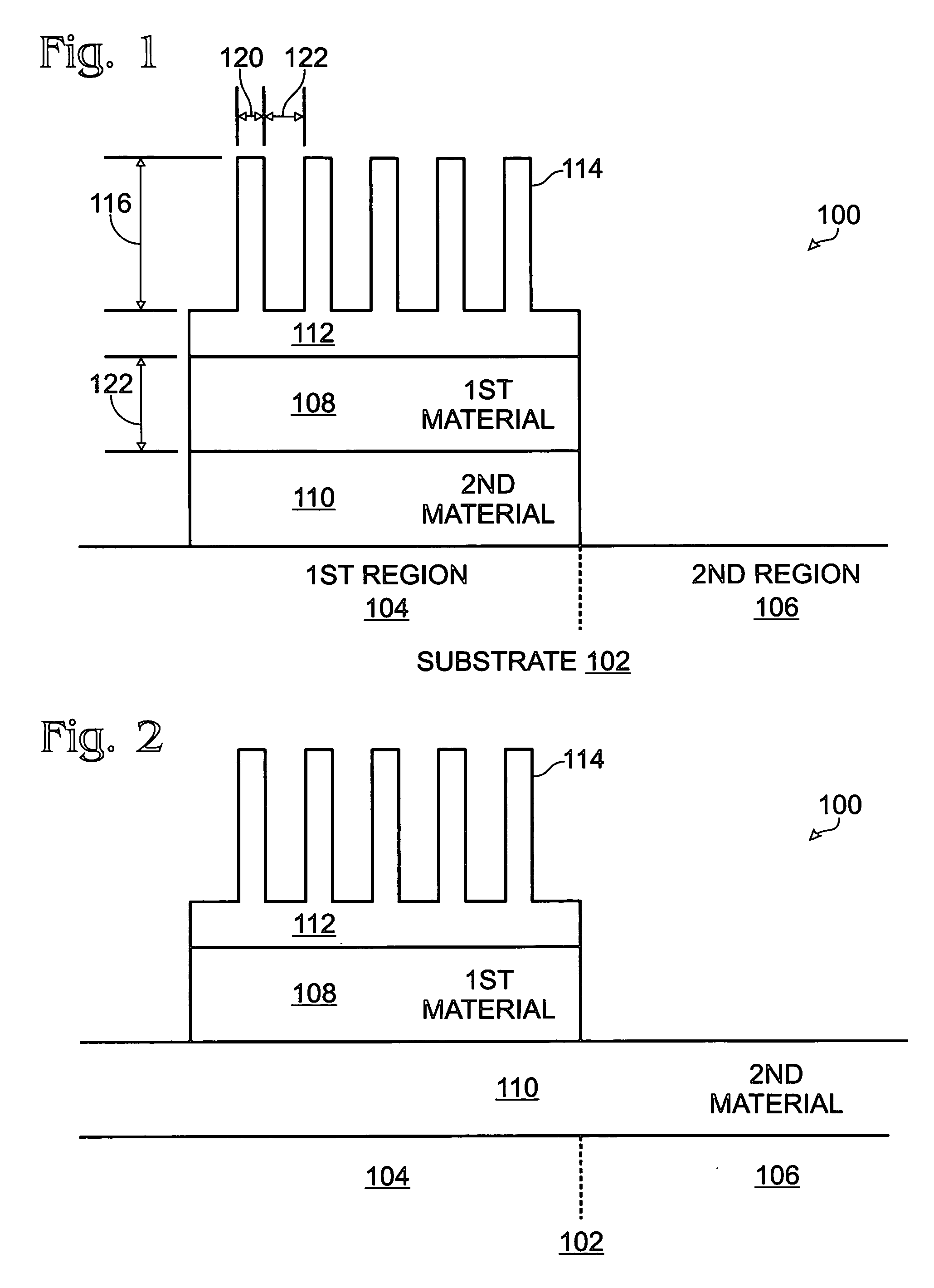 Iridium oxide nanostructure patterning