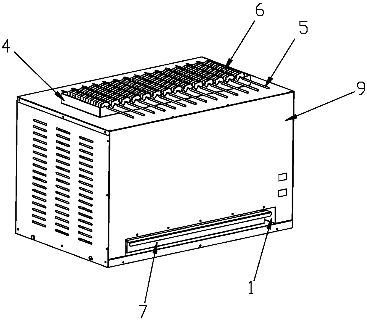 Electric heating barbecue oven