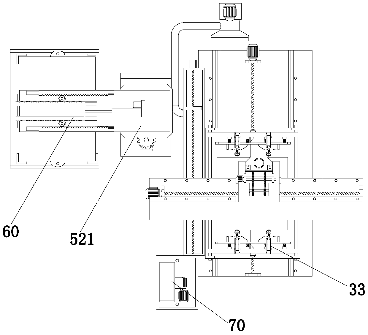 Full-automatic wooden door processing center