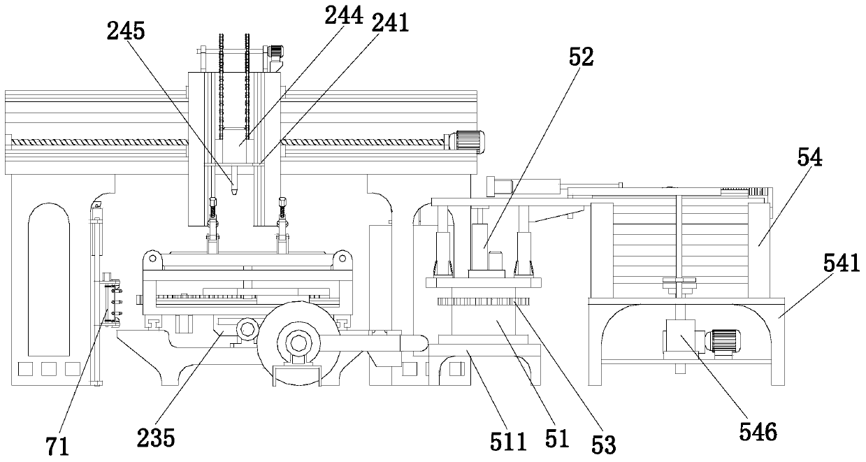 Full-automatic wooden door processing center