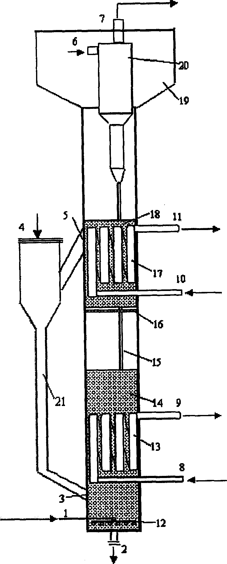 Apparatus and method for preparing aminobenzene by nitrobenzene gas-phase hydrogenation