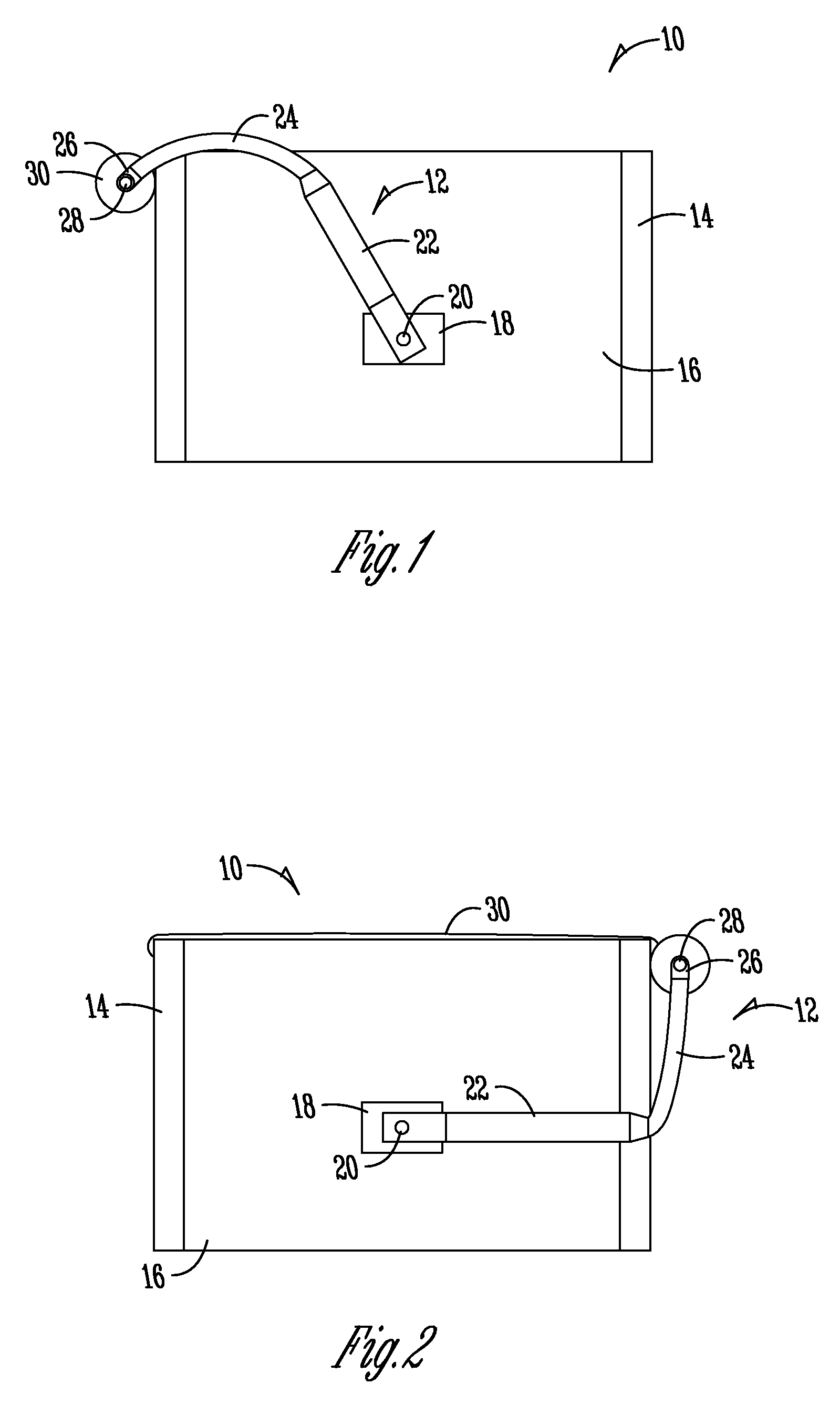 Tarp deploying device for rear dump trailer