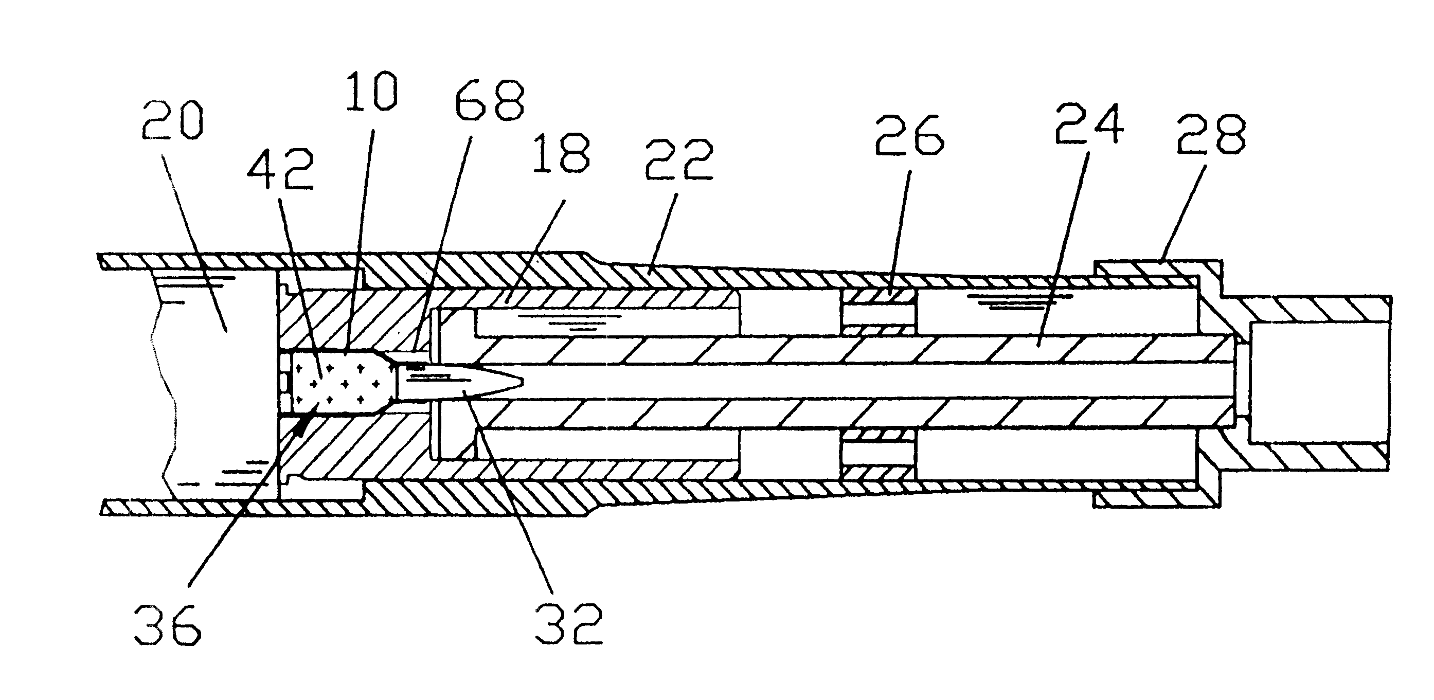 Subcaliber device/blank firing adaptor for blowback operated or recoil operated weapons