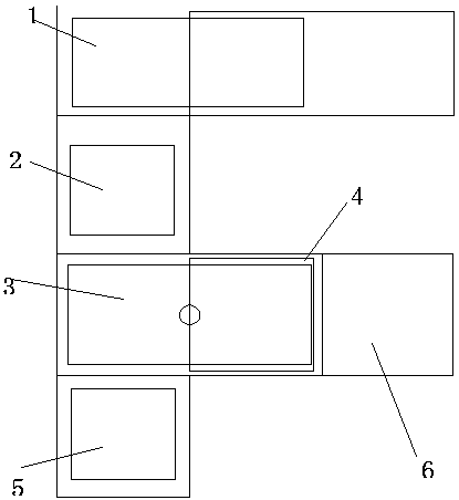 A post-molding foamed polystyrene sandwich composite insulation block forming machine