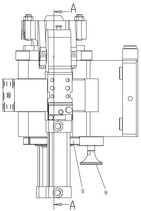 A shaft head positioning fixture for semi-floating rear axle welding