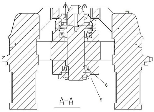 A shaft head positioning fixture for semi-floating rear axle welding