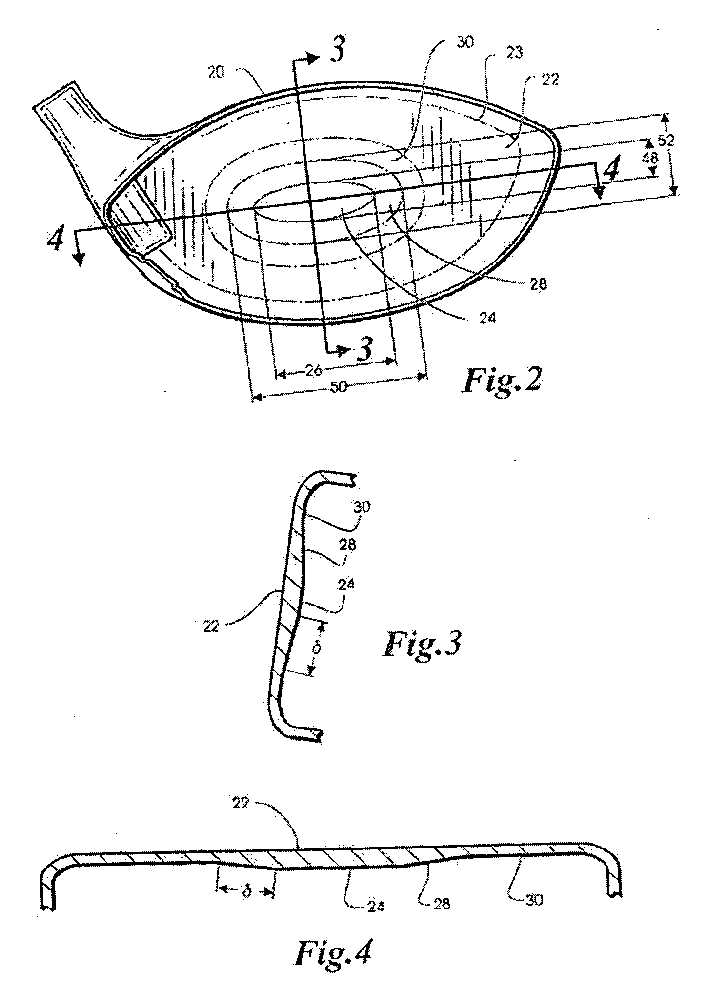 Method of manufacturing a golf club head with a variable thickness face