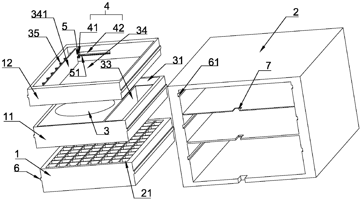 Transportation device for wood movable-type printing device