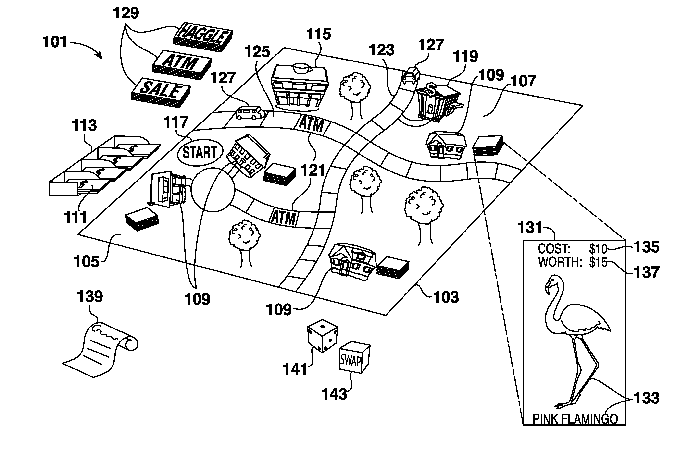 Systems And Methods For Playing A Treasure Hunting Board And Video Game