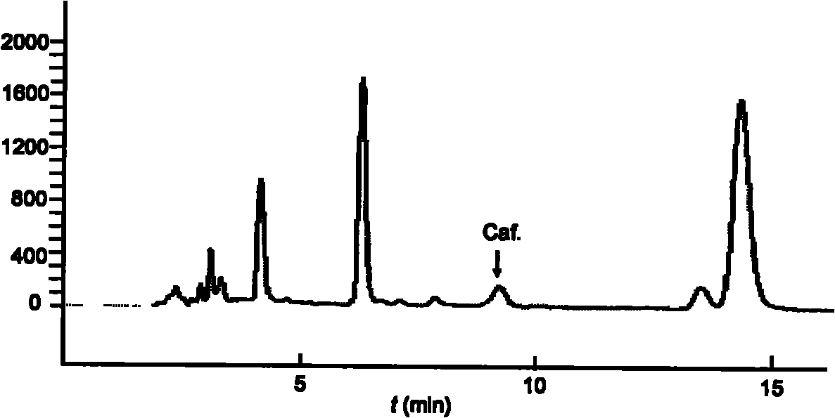 Method for extracting natural tea polyphenol