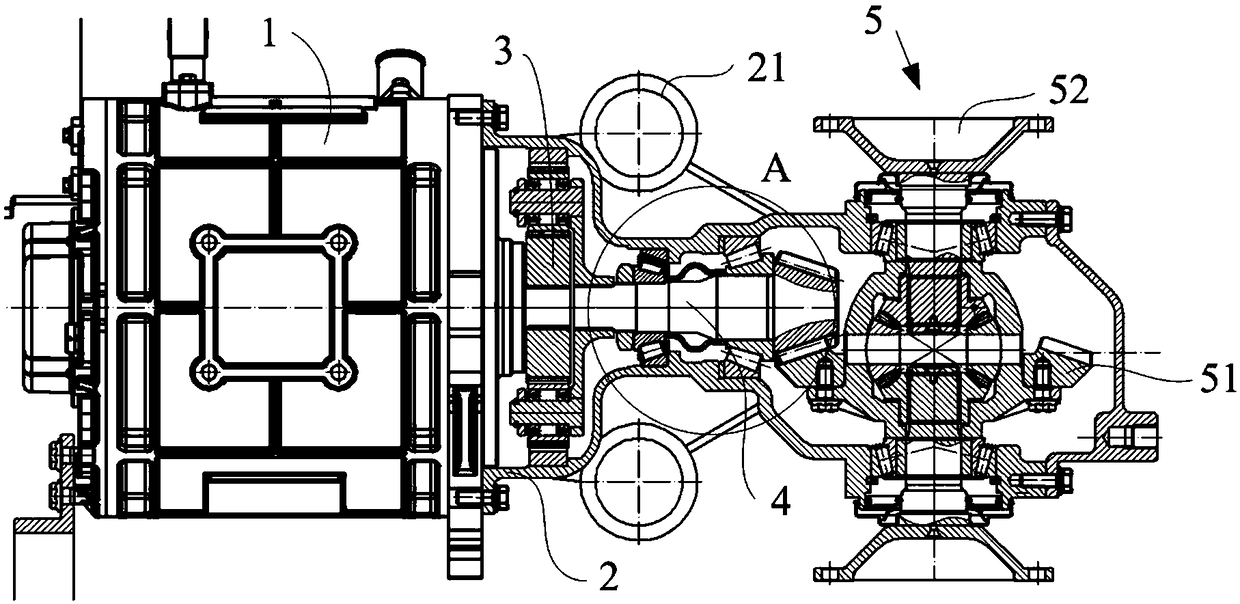 Electric drive axle assembly and vehicle